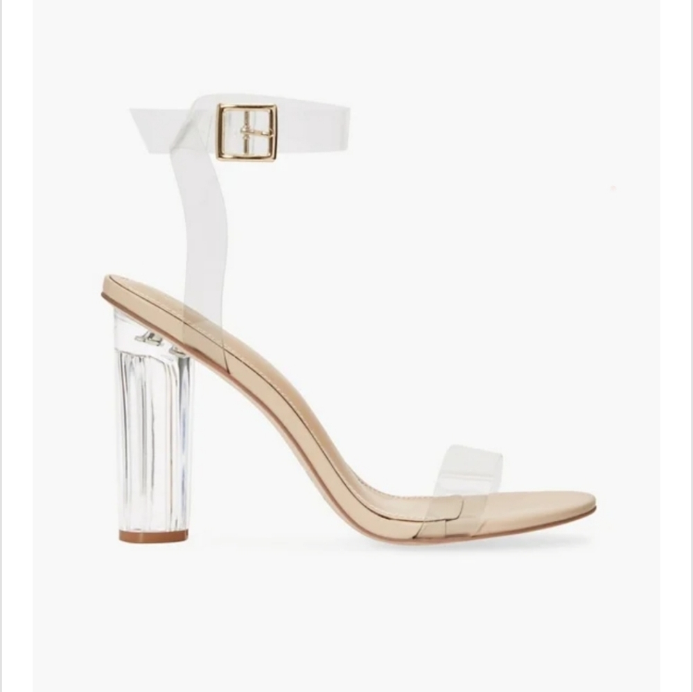 Hanna Transparent Heeled Sandal
